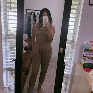 Nude jumpsuit